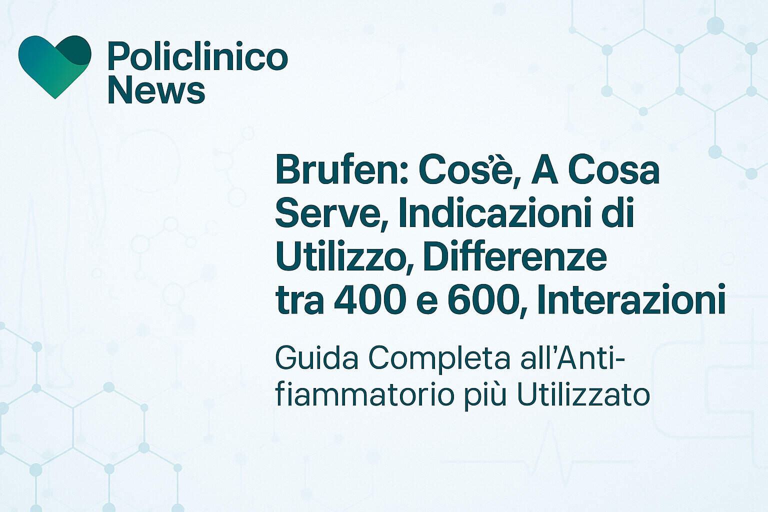 brufen 600 per quanti giorni si può prendere
